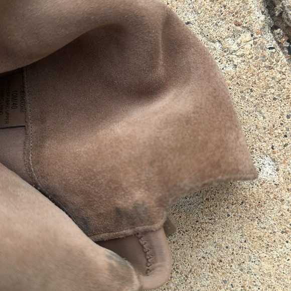 Vince Camuto over the knee tan suede boots sz 10 - Picture 7 of 11